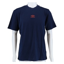 Umbro Casual T-shirt Diamond Small Logo Tee (Cotton) Navy Blue/Red Men