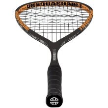 UNSQUASHABLE Squash Racket Inspire Y 4000 (135g/balanced) 2024 black/orange - strung -