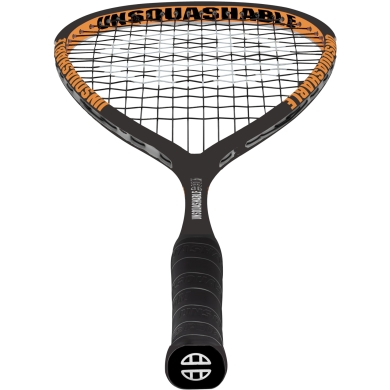 Unsquashable Squash Racket Inspire Y 4000 (135g/balanced) 2024 black/orange - strung -