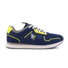 U.S. Polo Assn. Sneaker NOBIL004M-BLU blue/yellow Men