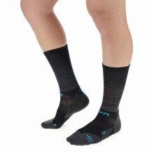 UYN Bikesocke Aero Cycling (lightweight, quick-drying) black/turquoise Men - 1 Pair