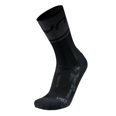 UYN Bikesock Aero Cycling One Light (made from Natex, good ventilation) black/anthracite men's - 1 pair