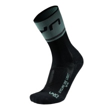 UYN Bike Sock Aero Cycling One Light (made from Natex, good ventilation) black/green men's - 1 pair