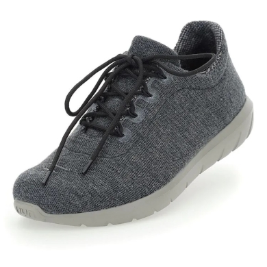 UYN Sneaker Running Shoes Living Cloud (Merino Wool, Lightweight and Comfortable) Dark Grey Melange Women