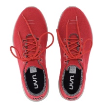 UYN Sneaker Running Shoes Living Cloud (Merino Wool, Lightweight and Comfortable) Red Women