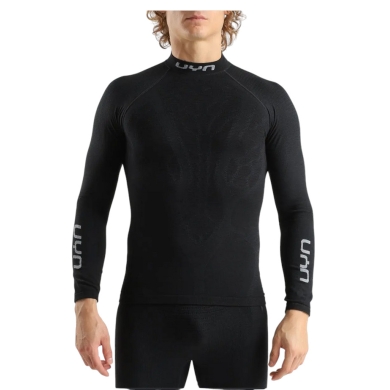 UYN Functional Long Sleeve Shirt Elevatyon Biomorph Turtle Neck (ideal thermoregulation, breathable) black men's