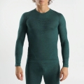 UYN Functional Underwear Long Sleeve Shirt Fusyon Biotech (Merino Wool, Ideal Thermoregulation) Green Men