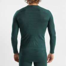 UYN Functional Underwear Long Sleeve Shirt Fusyon Biotech (Merino Wool, Ideal Thermoregulation) Green Men