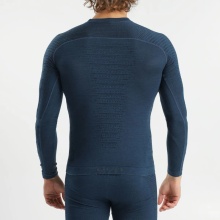 UYN Functional Underwear Long Sleeve Shirt Fusyon Biotech (Merino Wool, Ideal Thermoregulation) Blue Men