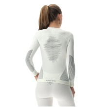 UYN Long Sleeve Shirt Fusyon (made of high-quality merino wool, soft, round neck) Underwear white Women