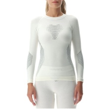 UYN Long Sleeve Shirt Fusyon (made of high-quality merino wool, soft, round neck) Underwear white Women