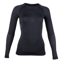 UYN Long Sleeve Shirt Fusyon (made of high-quality merino wool, soft, round neck) Underwear black/anthracite grey Women