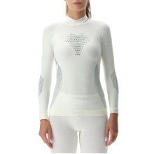 UYN Long Sleeve Fusyon Turtleneck (made of high-quality merino wool, soft, with turtleneck) white Women