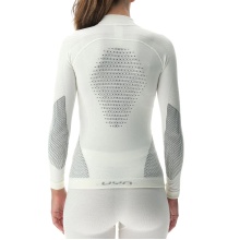 UYN Long Sleeve Fusyon Turtleneck (made of high-quality merino wool, soft, with turtleneck) white Women