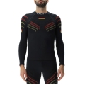 UYN Functional Long-sleeved Shirt Natyon 3.0 Germany Turtle Neck Tight-fitting Underwear Black Men