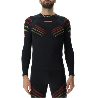 UYN Functional Long-sleeved Shirt Natyon 3.0 Germany Turtle Neck Tight-fitting Underwear Black Men