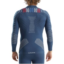 UYN Functional Long Sleeve Shirt Natyon 3.0 France Turtle Neck Fitted Underwear Dark Blue Men's