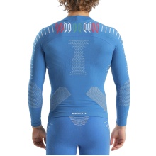 UYN Functional Long Sleeve Shirt Natyon 3.0 Italy Turtle Neck Fitted Underwear Blue Men