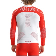 UYN Functional Long Sleeve Shirt Natyon 3.0 Poland Turtle Neck Fitted Underwear White/Red Men