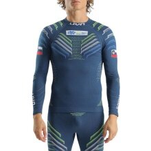 UYN Functional Long Sleeve Shirt Natyon 3.0 Slovenia Turtle Neck Fitted Underwear Dark Blue/Green Men's