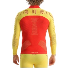 UYN Functional Long Sleeve Shirt Natyon 3.0 Spain Turtle Neck Fitted Underwear Red/Yellow Men