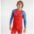 UYN Functional Long-Sleeve Shirt Natyon 3.0 Norway Turtle Neck tight-fitting Underwear red/blue Men