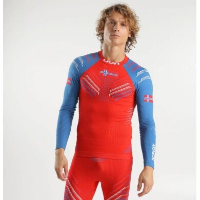 UYN Functional Long-Sleeve Shirt Natyon 3.0 Norway Turtle Neck tight-fitting Underwear red/blue Men