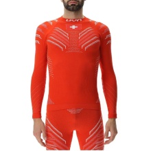 UYN Functional Long-Sleeve Shirt Natyon 3.0 Switzerland Turtle Neck Tight-Fitting Underwear Red Men