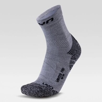 UYN Running Sock Winter Pro (thermal insulation) grey/black Men - 1 Pair