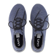 UYN Sneaker Running Shoes Living Cloud (Merino wool, lightweight and flexible) blue melange Men