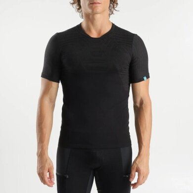 UYN Sport T-shirt Terracross Shirt with Shouldercell Knit Padding (Support Fit) Short Sleeve 2024 black men's