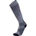 UYN Ski Sock Cashmere Shiny Ski (luxurious cashmere socks, breathable) silver grey Men -1 Pair