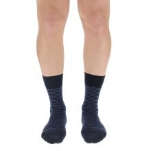 UYN Daily Sock Crew Athlesyon Comfort Stripes dark blue - 1 pair