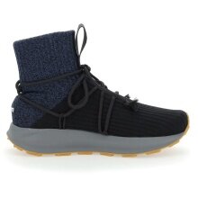 UYN Winter Running Shoes Uynner Boot (Merino Wool, Vibram Sole, Waterproof) Black/Grey Men