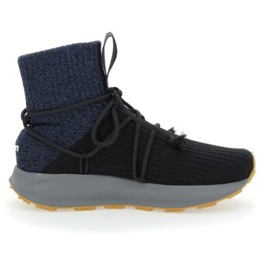 UYN Winter Running Shoes Uynner Boot (Merino Wool, Vibram Sole, Waterproof) Black/Grey Men