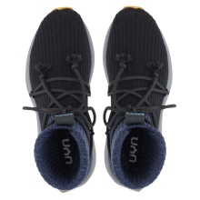 UYN Winter Running Shoes Uynner Boot (Merino Wool, Vibram Sole, Waterproof) Black/Grey Men