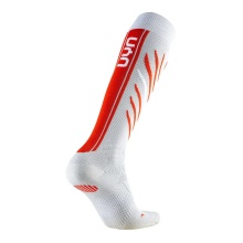 UYN Ski Sock Natyon 2.0 Switzerland white/red Men -1 Pair