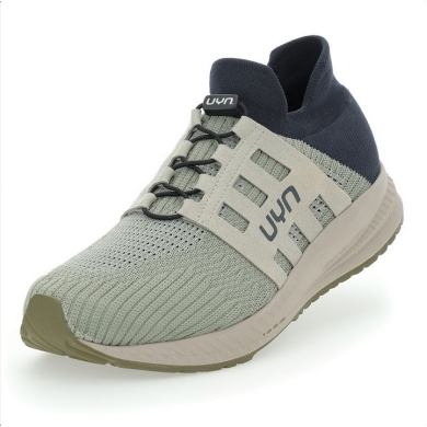 UYN Sneaker Running Shoes Nature Tune Vibram (Merino wool, seamless, water-repellent) sand-brown/carbon Men