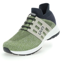 UYN Sneaker Running Shoes Nature Tune (Merino wool, flexible, seamless) green/anthracite grey Men