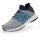 UYN Sneaker Running Shoes Nature Tune (Merino wool, flexible, seamless) iron grey/blue Men