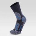 UYN Trekking Sock Winter Merino (warm Merino wool) anthracite gray/blue Men - 1 Pair