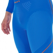 UYN Functional Pants Evolutyon Pant long tight-fitting underwear blue/orange Men