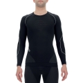 UYN Long Sleeve Shirt Evolutyon Round-Neck Tight-Fitting Underwear Black/Anthracite Men