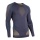 UYN Long Sleeve Evolutyon Round-Neck Tight-Fit Underwear Charcoal/Gold Men