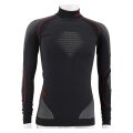 UYN Functional Long-sleeved Shirt Evolutyon Turtle Neck close-fitting Underwear charcoal/white/red Men