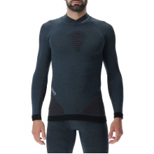 UYN Long Sleeve Fusyon Turtleneck (made of high-quality merino wool, soft, with roll neck) Orion Blue Men