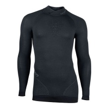 UYN Long Sleeve Fusyon Turtleneck (made of high-quality merino wool, soft, with roll neck) black Men