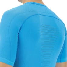 UYN Functional Short-Sleeved Shirt Energyon (light underwear made of bio-based NATEX) tight-fitting blue Men