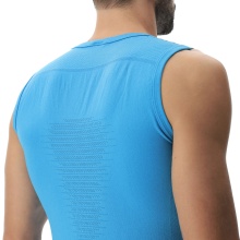 UYN Singlet Energyon Sleeveless Undershirt (light underwear made from bio-based NATEX) tight-fitting blue Men