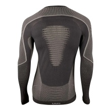 UYN Functional Long Sleeve Shirt Energyon (Underwear made of bio-based NATEX) tight-fitting grey Men